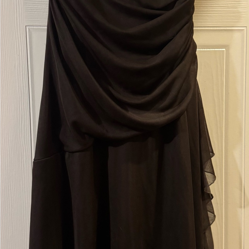 Studio Y Strapless brown formal dress